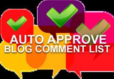 give you an UNBEATABLE List with 750k Urls and 140k Unique Domains with Auto Approved Comments and Backlinks big1