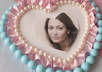 create BEAUTIFUL Pink Heart Photo of Your Loved Ones