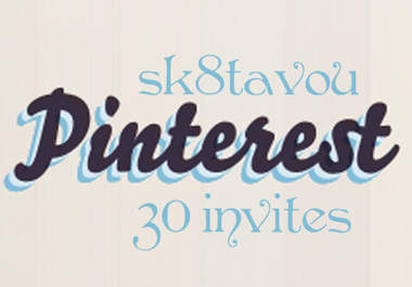 send you 30 pinterest invites in less than 1 day big1