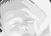 create an adorable black and white vector portrait of your baby small1