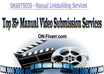 manually upload your video to top 40 Popular video sharing sites PR 9 to 4