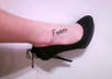 write ANYTHING on my foot