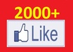 give you good quality 2000+ Facebook Likes or facebook Fans to your page, Likes