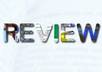 write a review on Google Places about a business or service
