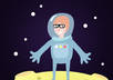 put your cartoon astronaut on the moon