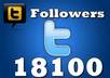get you Guaranteed 18100 Real looking TWITTER followers To Your Profile without any admin access [ Trusted Service ]