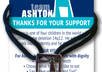 collect donations to provide a new wheelchair for Ashton