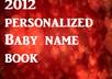 send you a 1000 baby name book for 2012 will personalize small1