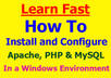 teach You How to Install and Configure Apache, PHP and MySQL on Your Windows Machine small1