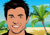 combine the pop art portrait I made for you with a BREATHTAKING illustrated background small1