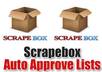 give you latest Scrapebox Auto Approve list