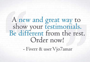 create this impressive custom video TESTIMONIAL big1