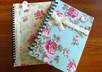 make a customized fabric notebook