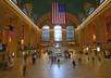 hand out flyers in Grand Central Terminal in NYC