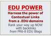 help you Get Almost UNLIMITED Edu Backlinks from 1 of my 18 Edu Blogs Source with PR6 to   8 small1