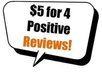 write 10 positive Quality reviews and post 10 comments for your professional or any blog or website