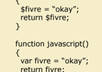 write either php or javascript function less than 51 lines small1