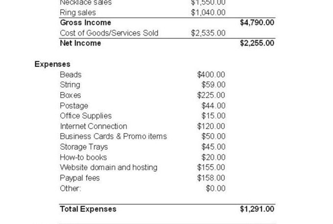 projected profit and loss statement business plan weird thesis topics