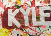 splatter paint your chosen word