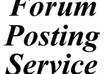 maNUALLY make 5 forum posts links for your website for the best seo small1
