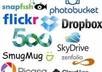 add your website logo pic in 20 image sharing sites