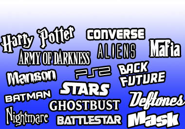 place Custom text over any Photo to promote your Gig, Facebook Fan page, Twitter, Birthday or Blog in your choice of Font big1
