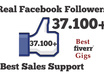 give you 2300+Bonus Real Facebook Followers/Subscribers