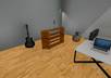 create 3d drawing of interior equipment